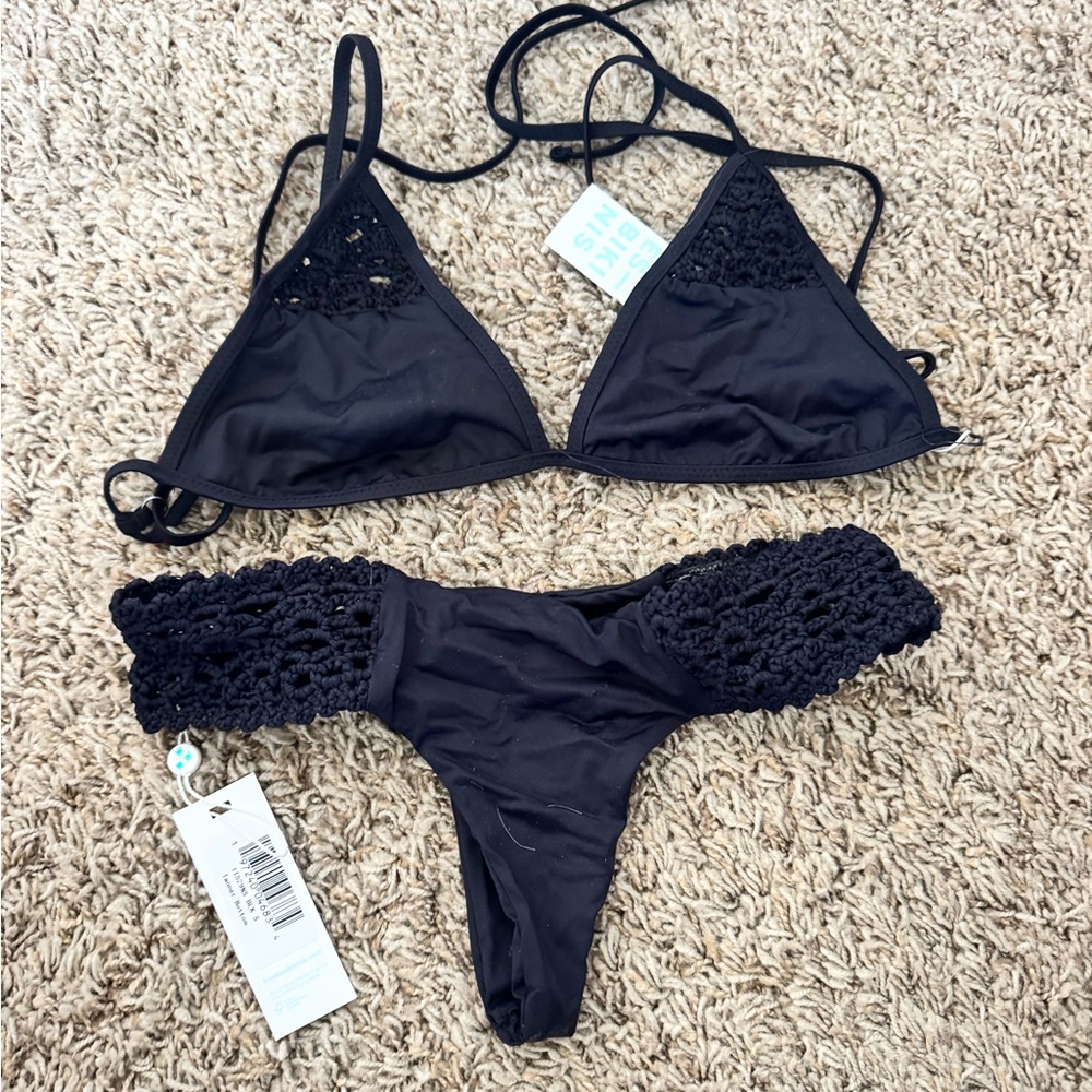 Frankie’s Bikinis Black Set